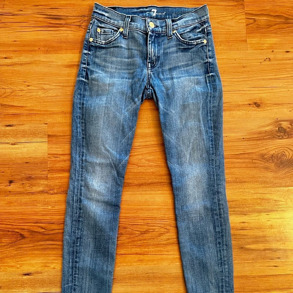 7 For All Mankind Skinny Jeans Womens 23